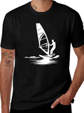 Windsurfing Graphic Tee - Black product image 1