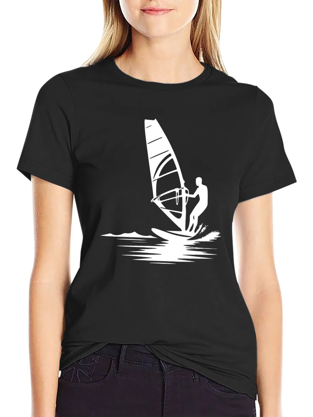Windsurfing Graphic Tee - Black product image 2