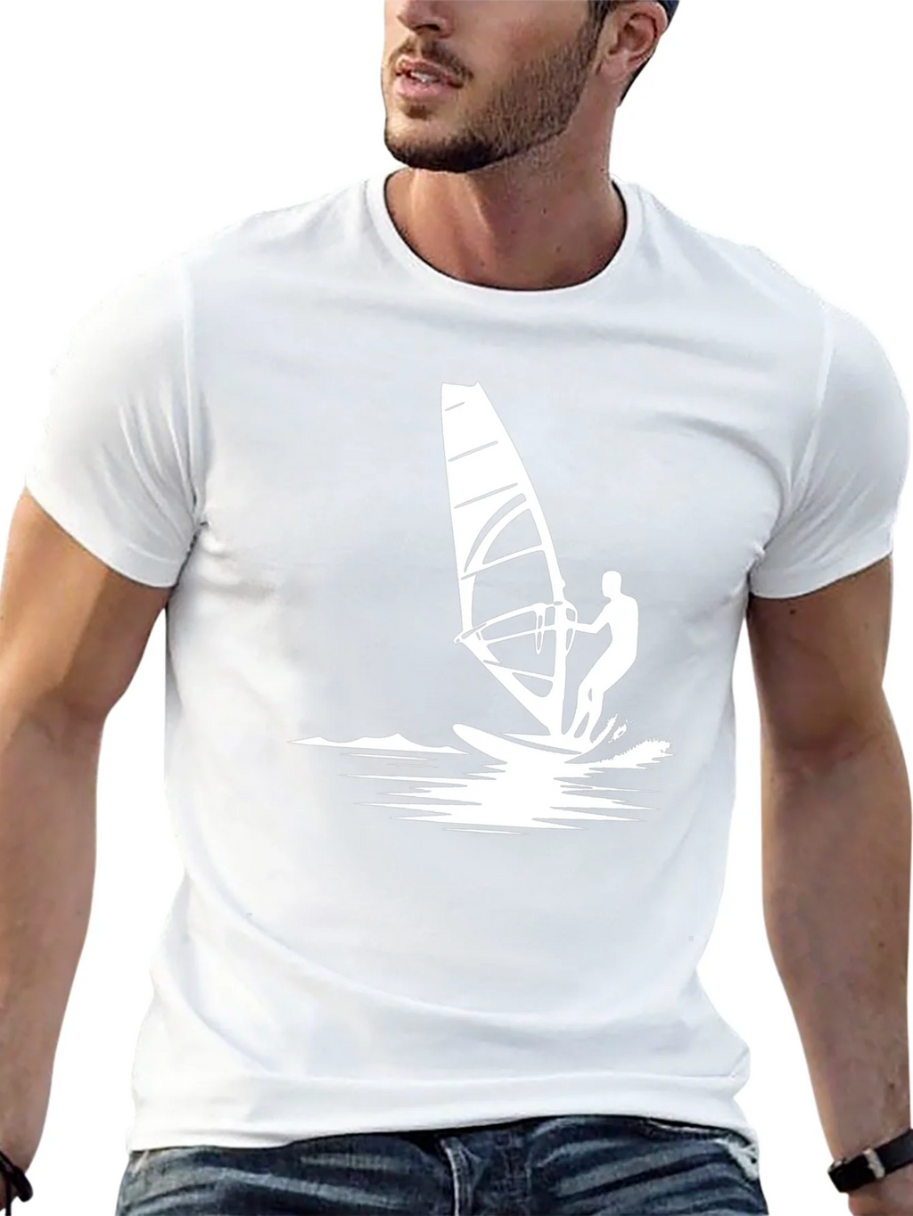 Windsurfing Graphic Tee - Black product image 11
