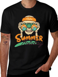 Summer Holiday Skull Graphic T-Shirt product image 1