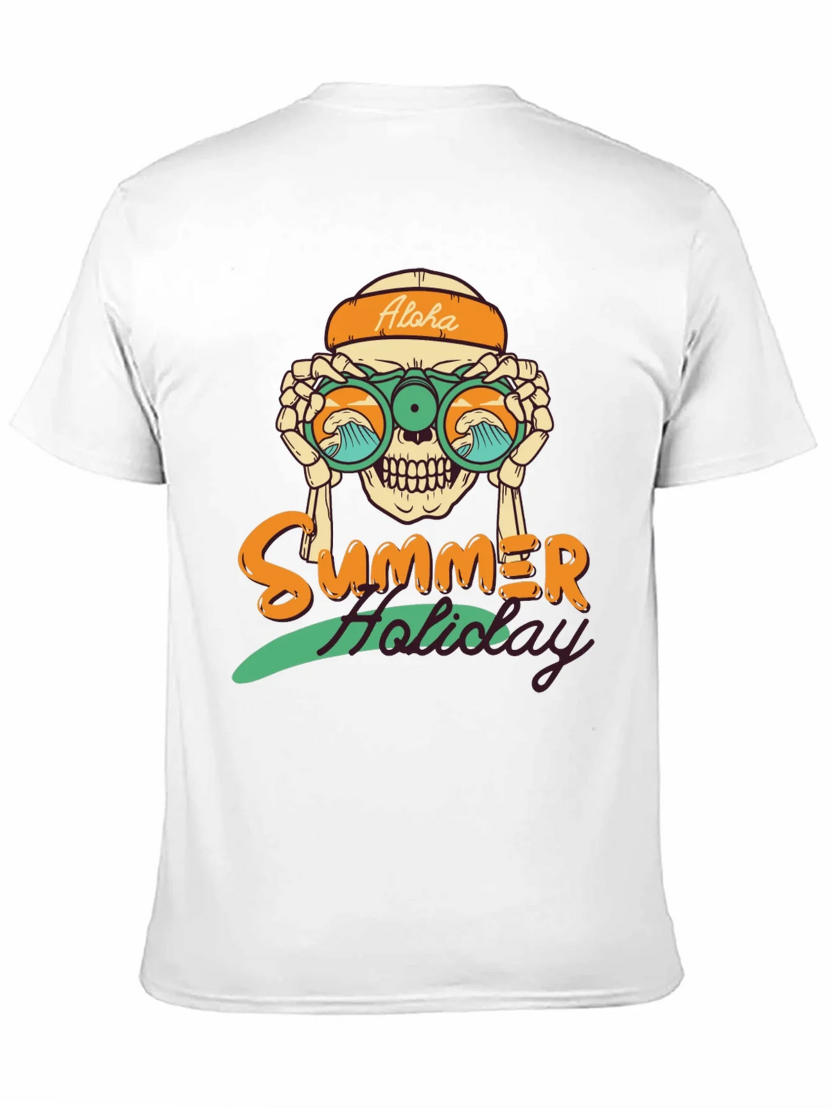 Summer Holiday Skull Graphic T-Shirt product image 8