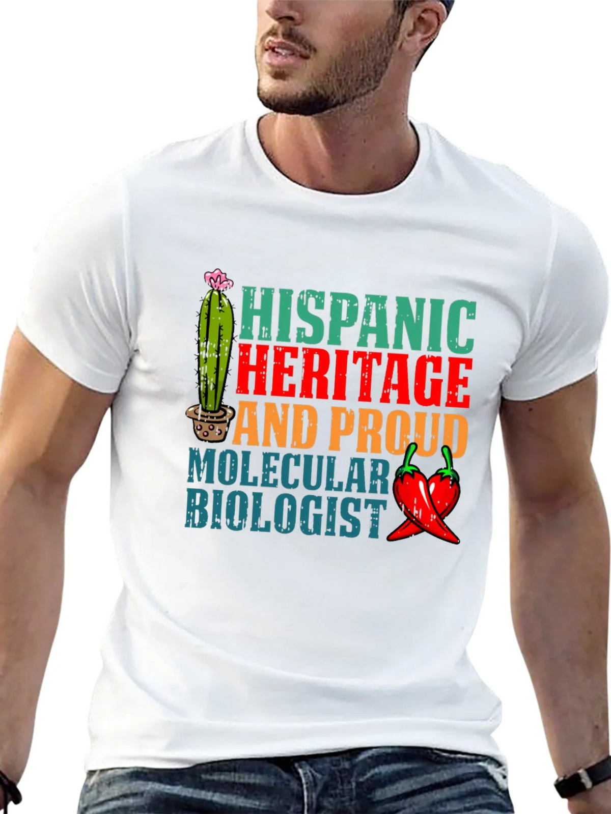 Hispanic Heritage Molecular Biologist T-Shirt product image 12
