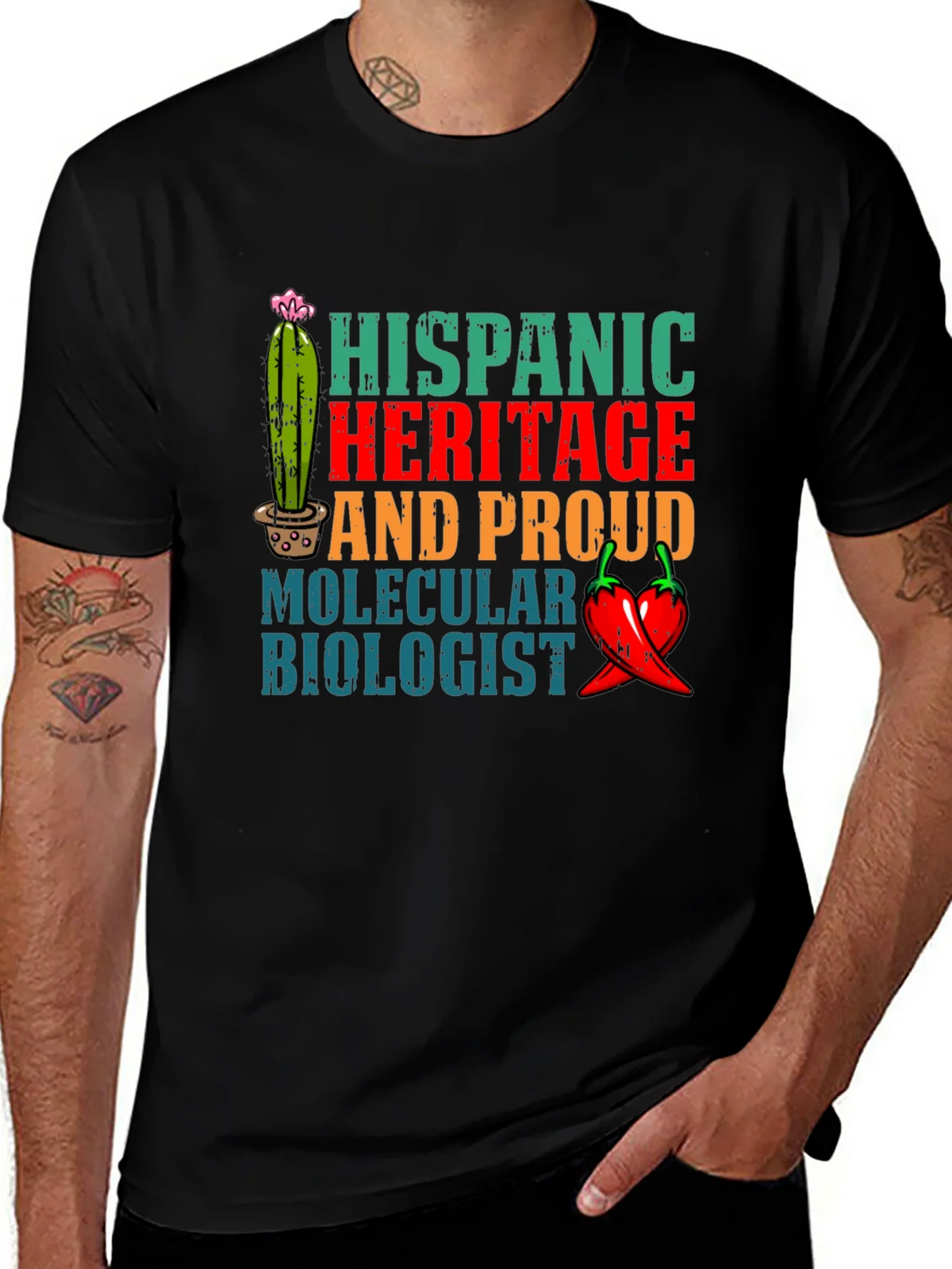 Hispanic Heritage Molecular Biologist T-Shirt product image 1