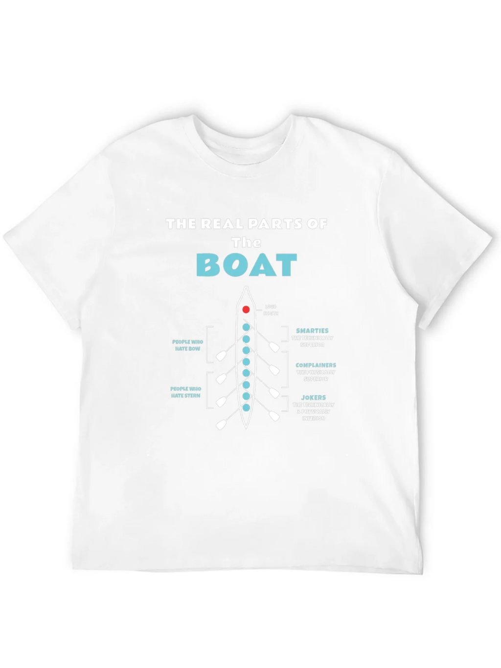 The Real Parts of Boat Funny Rowing T-Shirt product image 11