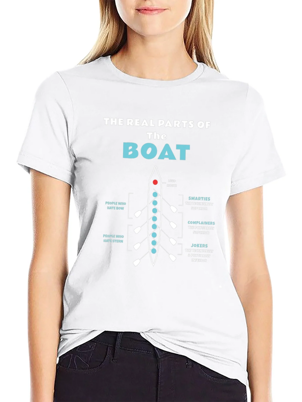 The Real Parts of Boat Funny Rowing T-Shirt product image 8
