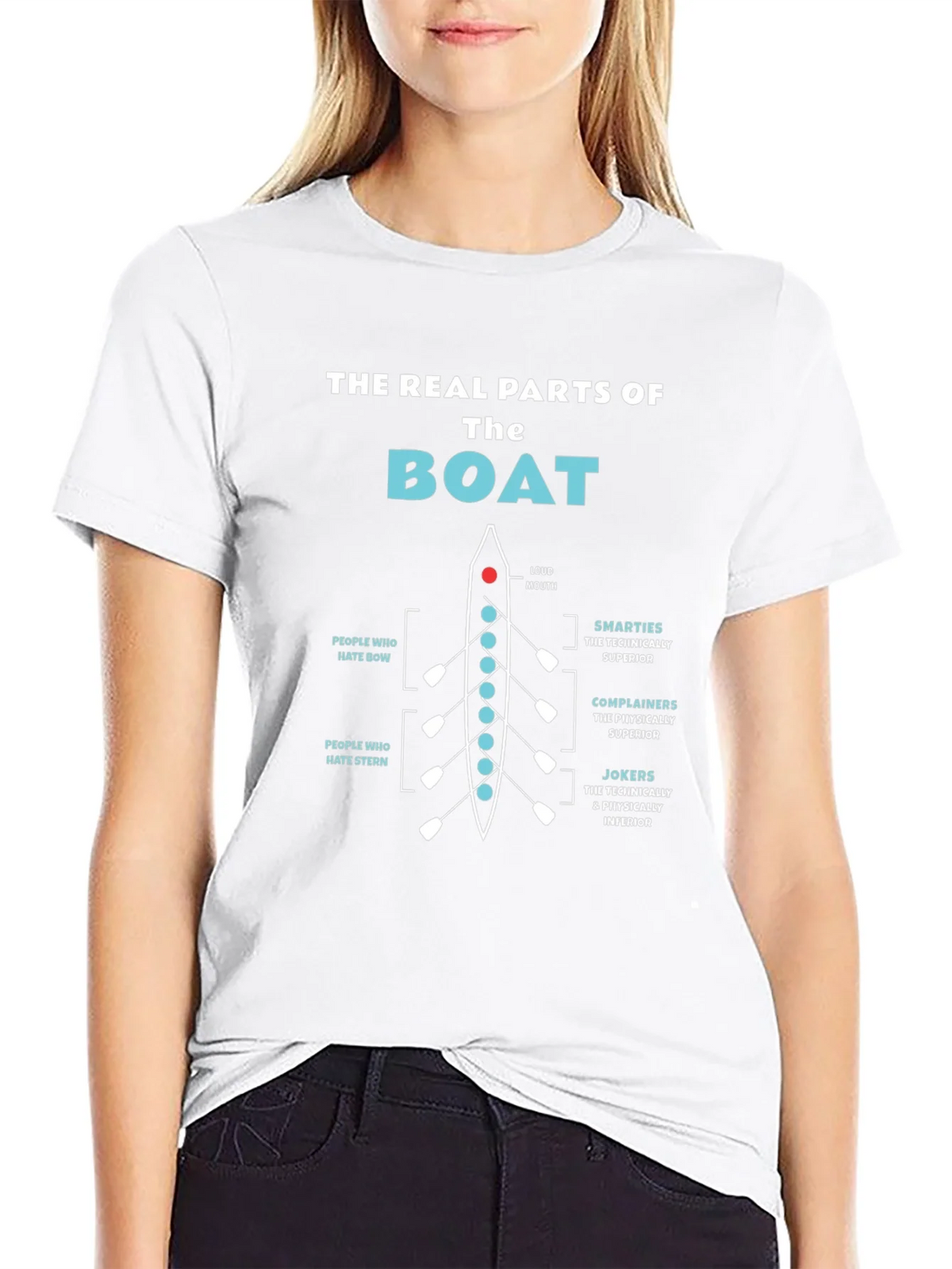 The Real Parts of Boat Funny Rowing T-Shirt product image 8