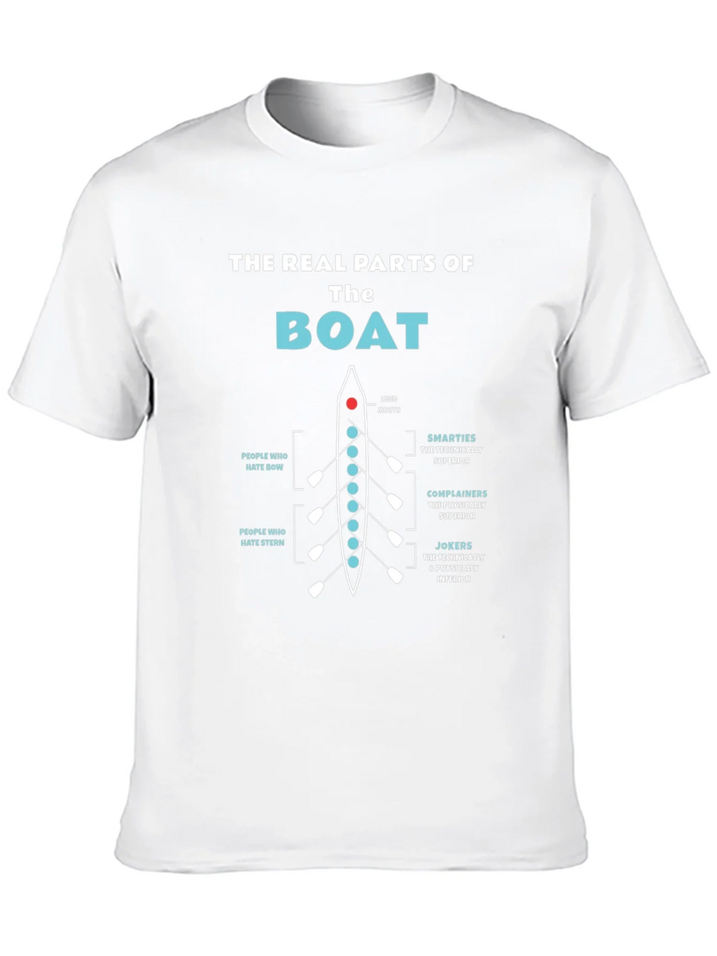 The Real Parts of Boat Funny Rowing T-Shirt product image 9