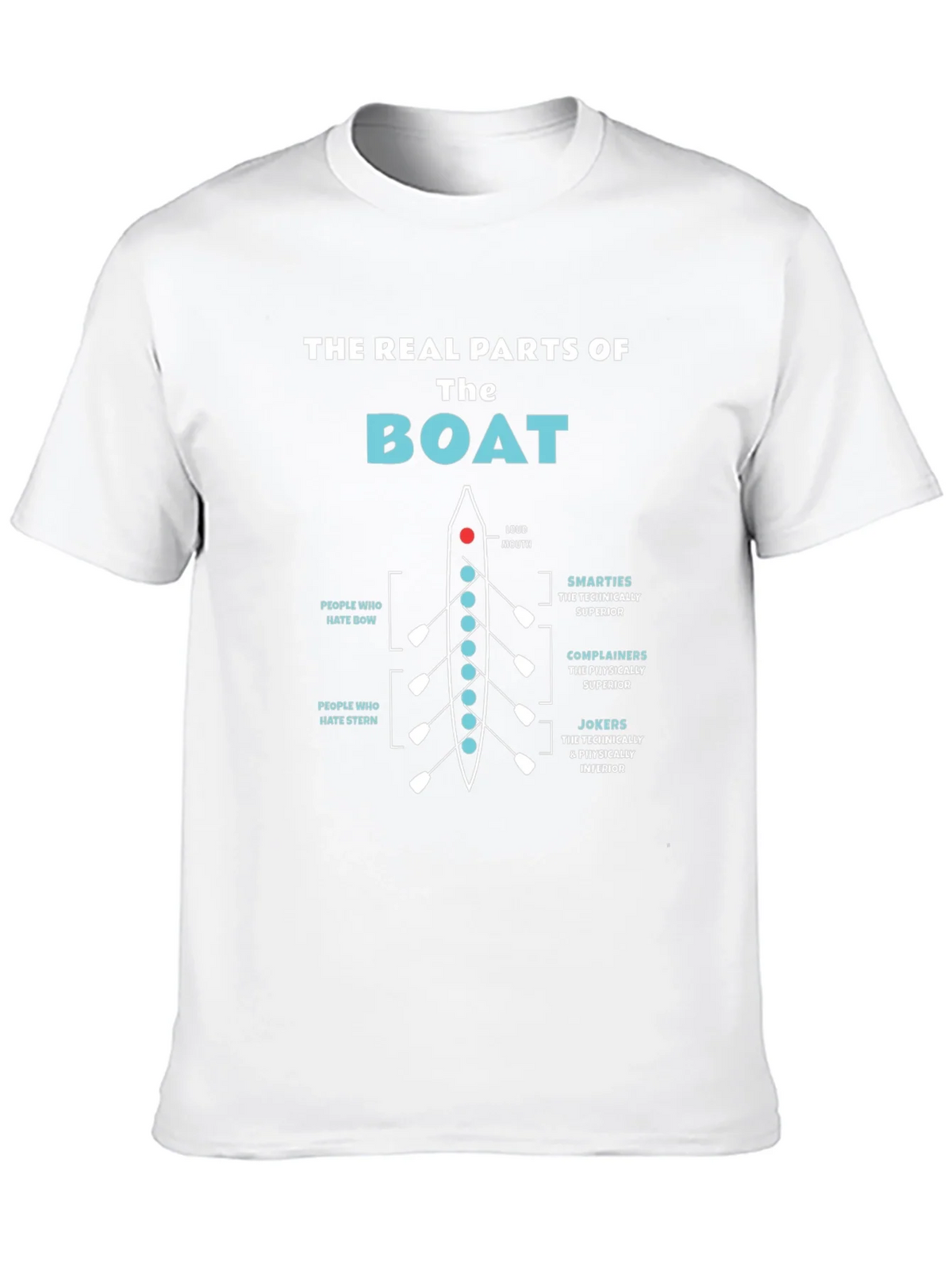 The Real Parts of Boat Funny Rowing T-Shirt product image 9