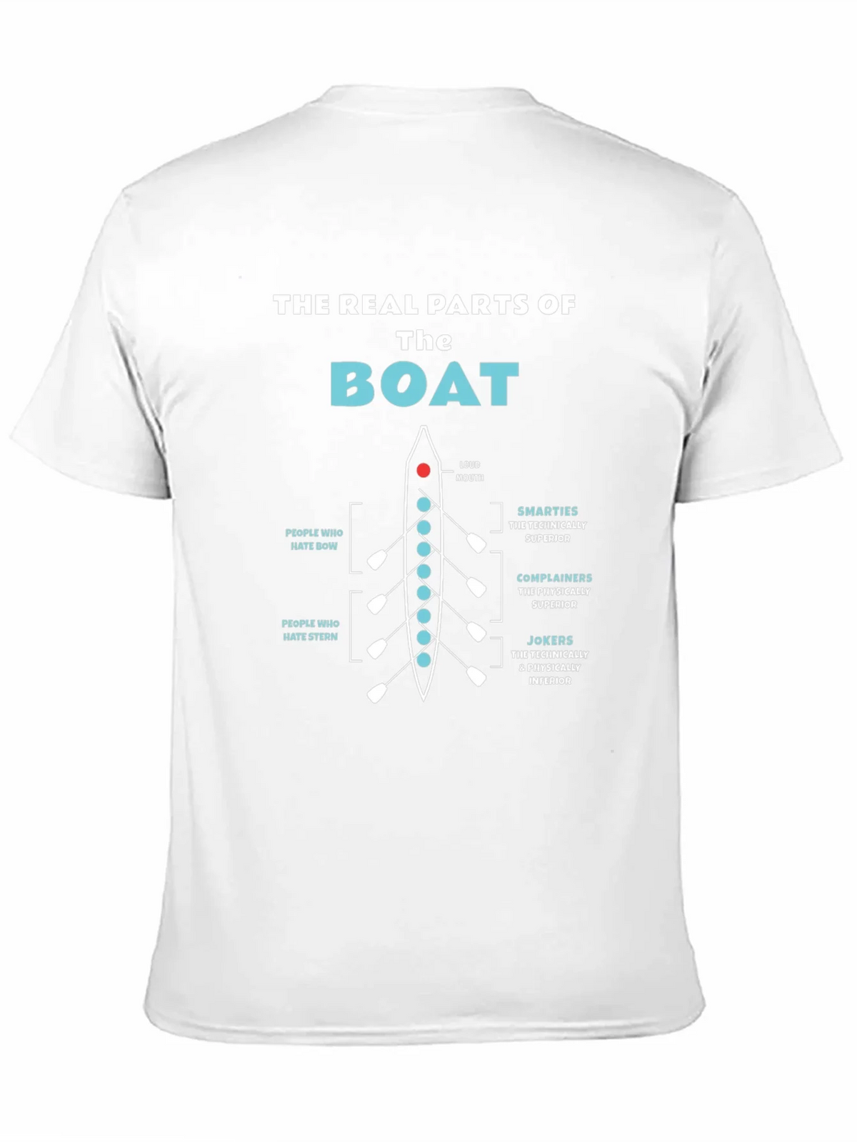 The Real Parts of Boat Funny Rowing T-Shirt product image 10