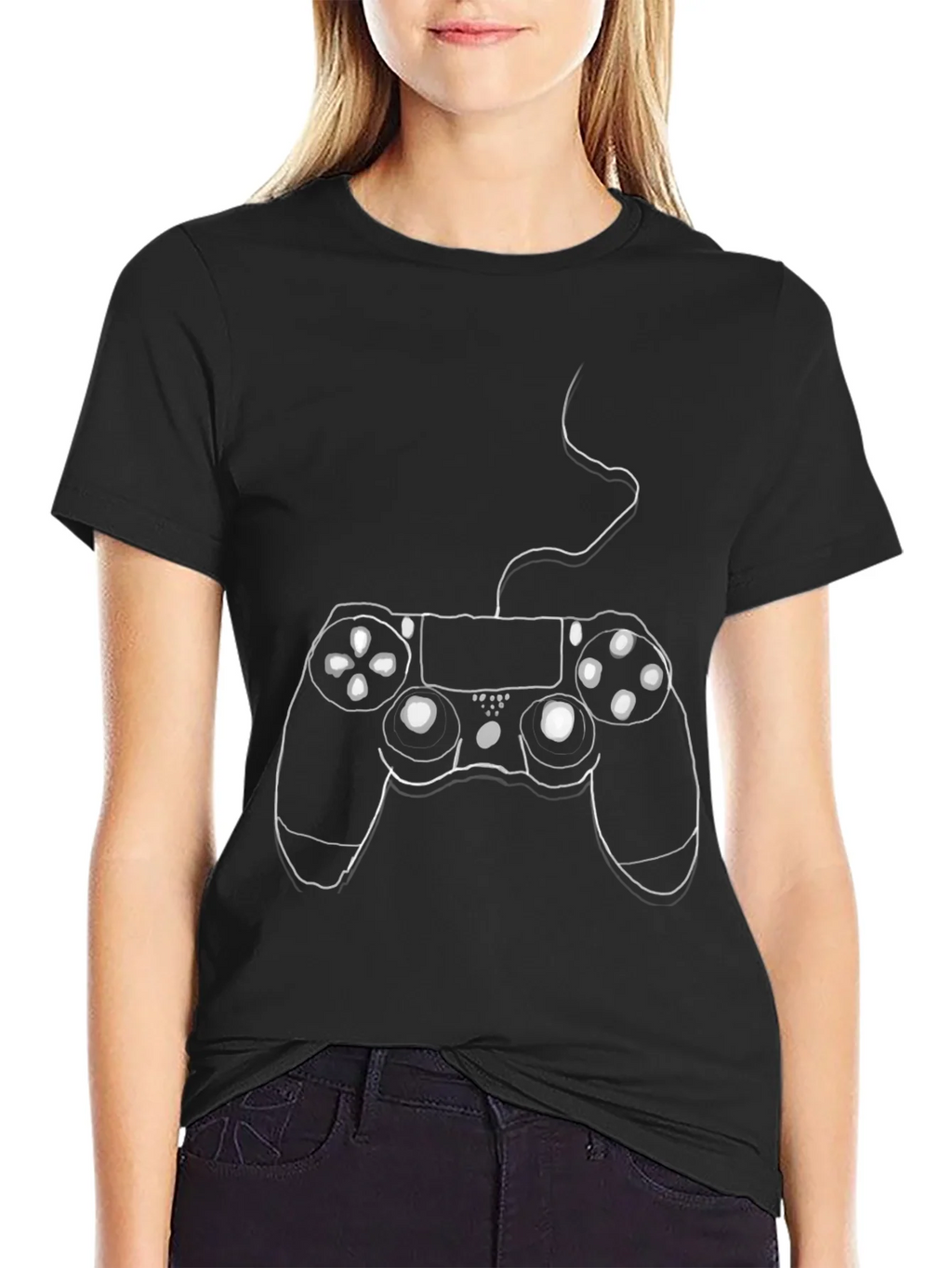Gamer Controller Graphic Tee - Black product image 1