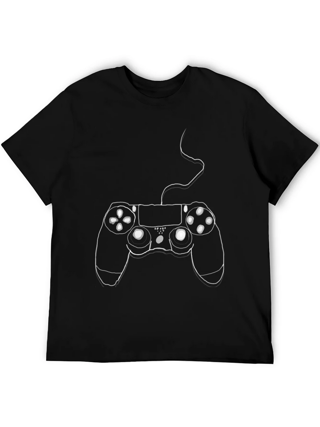 Gamer Controller Graphic Tee - Black product image 4