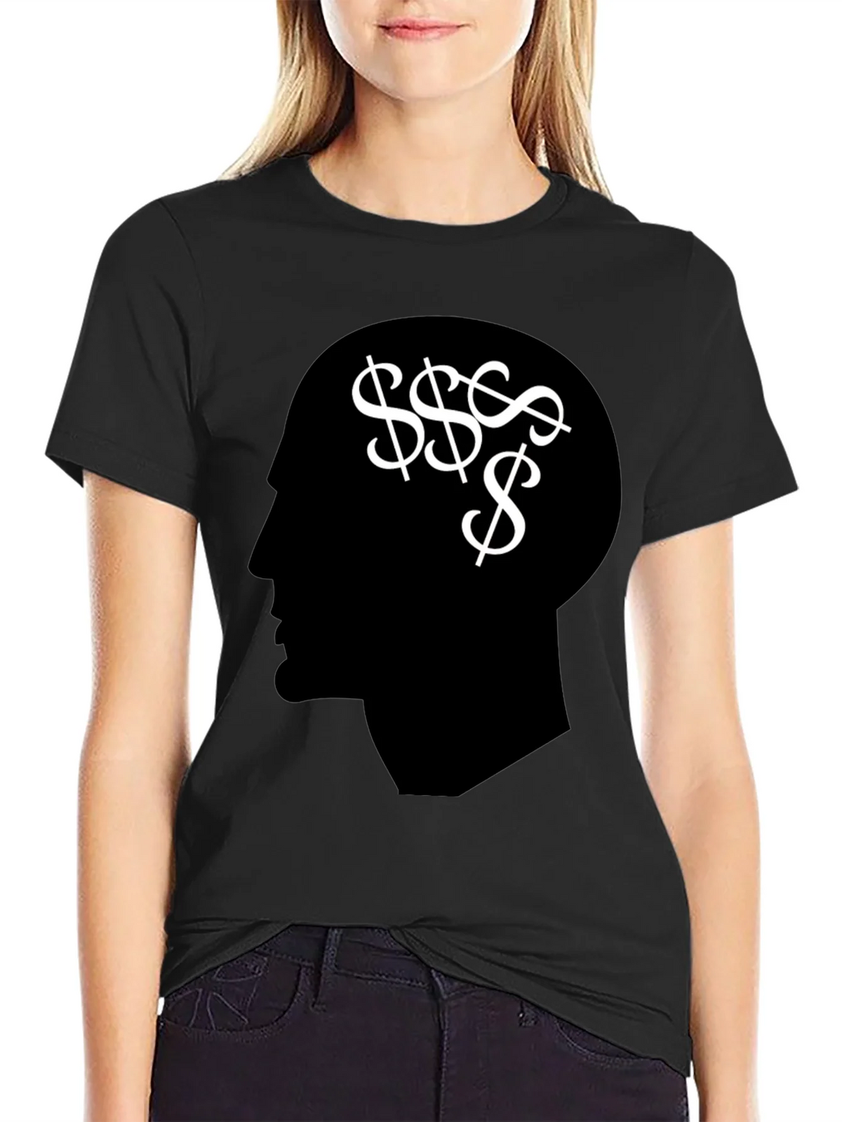 Money Mindset T-Shirt - Black Graphic Tee product image 2