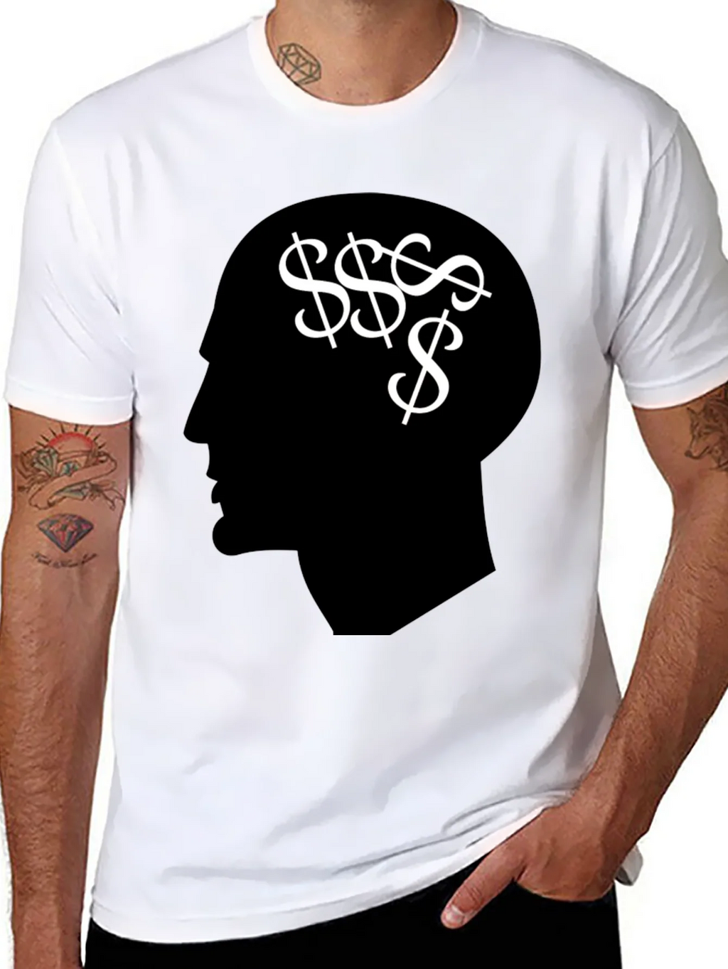 Money Mindset T-Shirt - Black Graphic Tee product image 7
