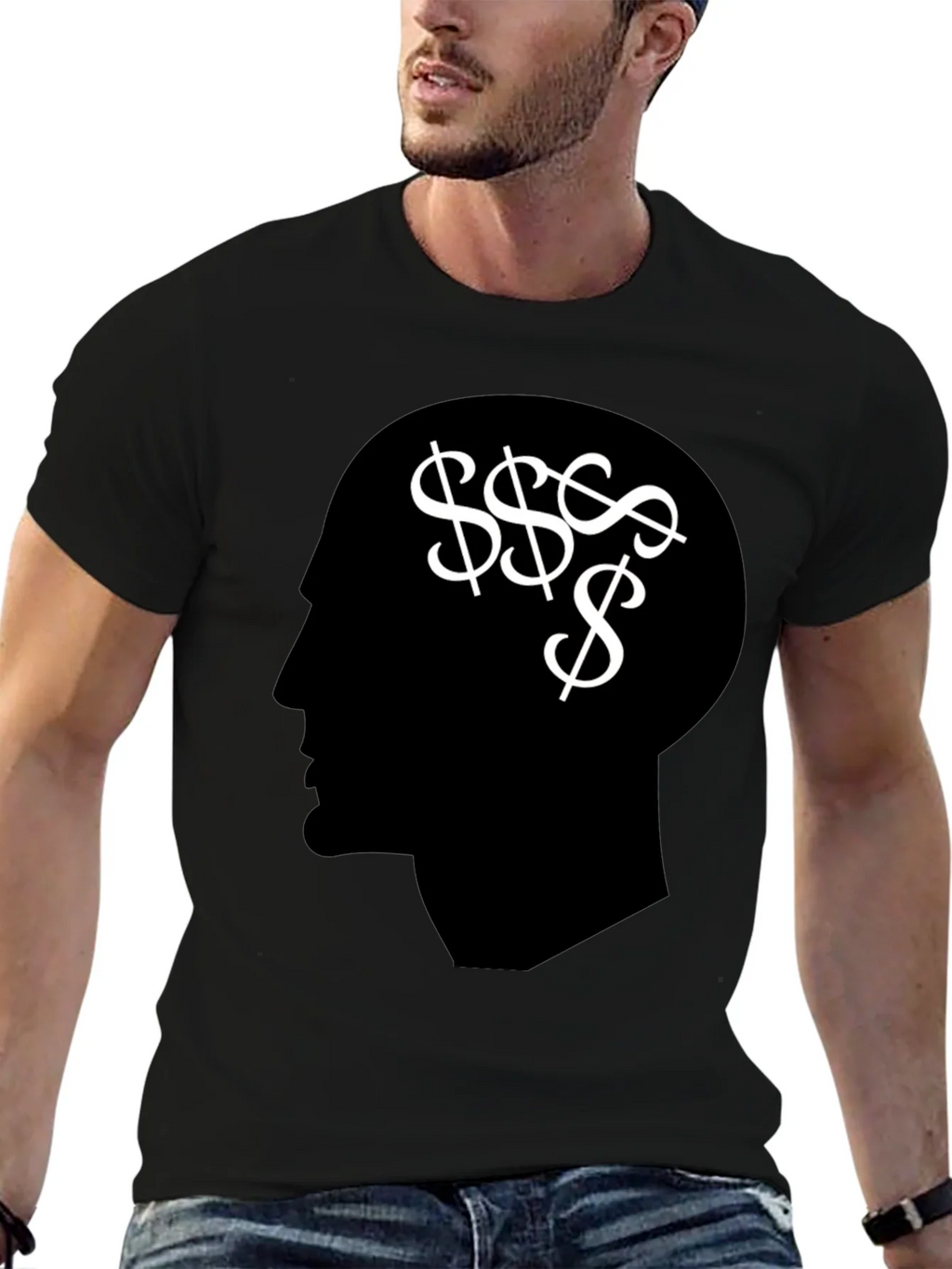 Money Mindset T-Shirt - Black Graphic Tee product image 6