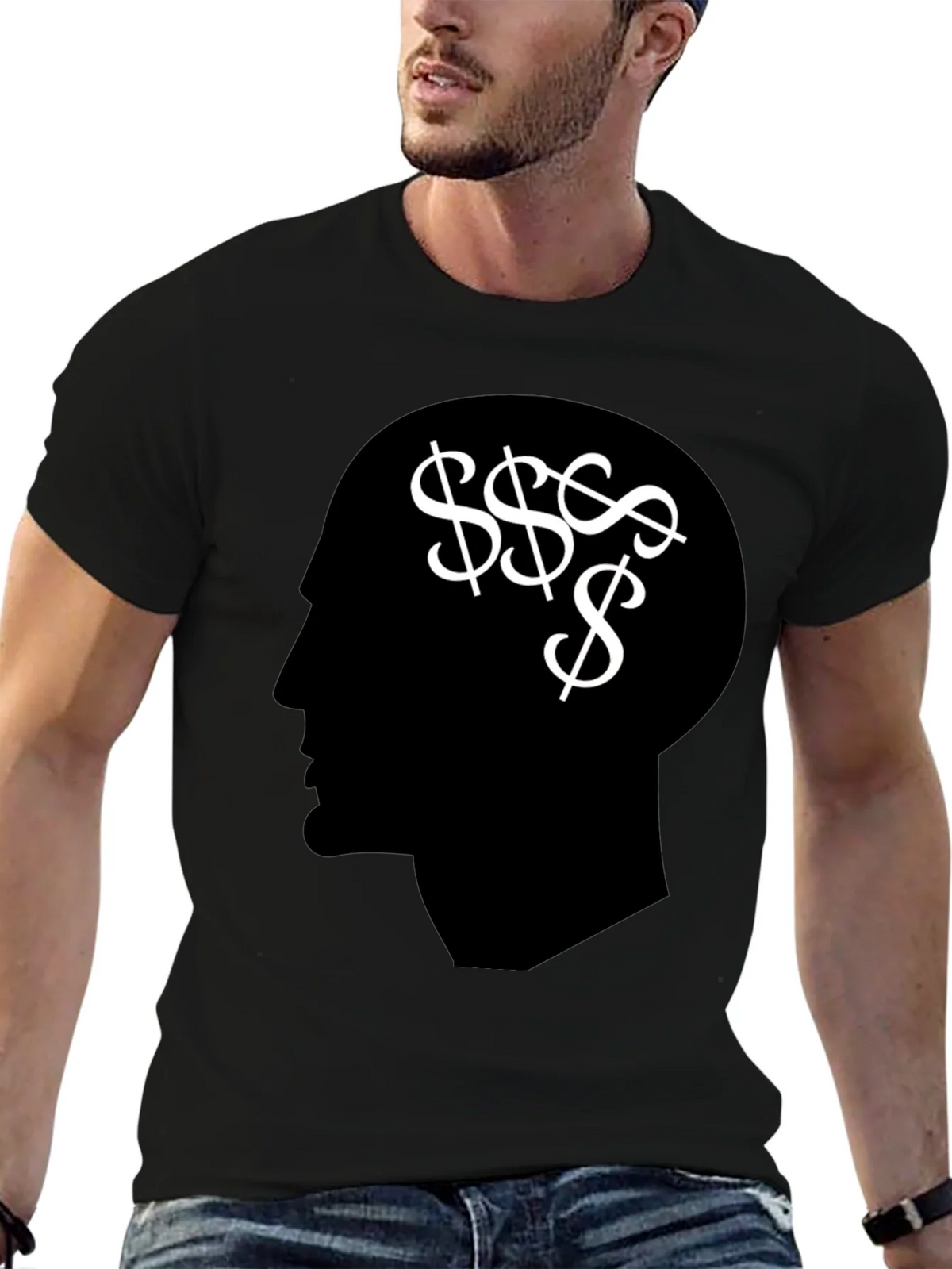 Money Mindset T-Shirt - Black Graphic Tee product image 6