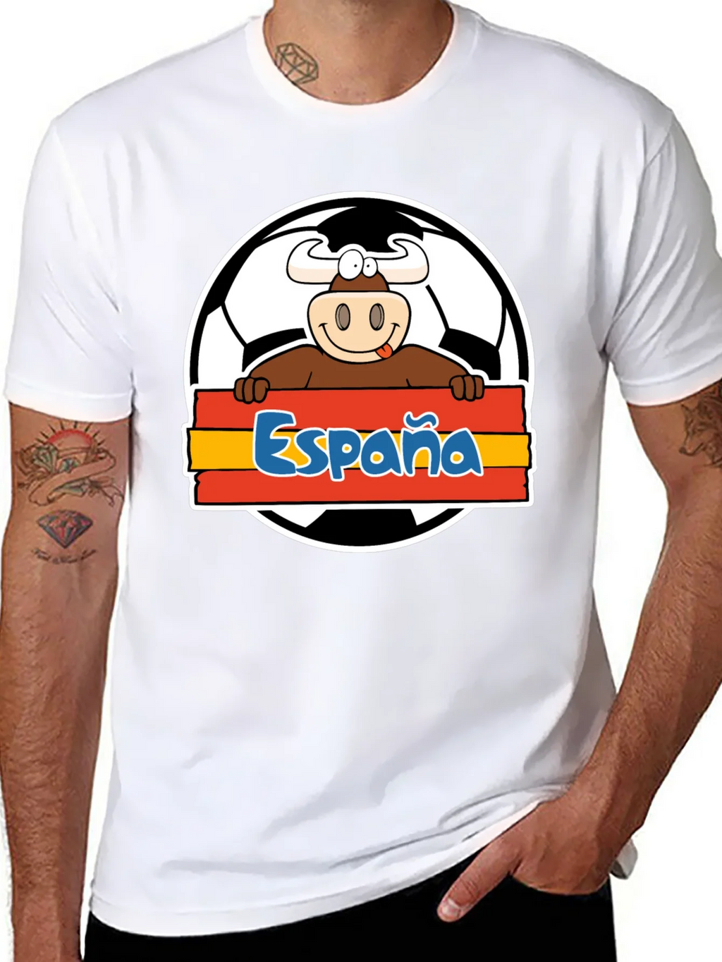Spain Soccer Bull T-Shirt - Viva España Football Tee! product image 5