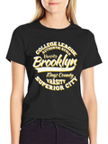 Brooklyn Varsity College League Black T-Shirt product image 1