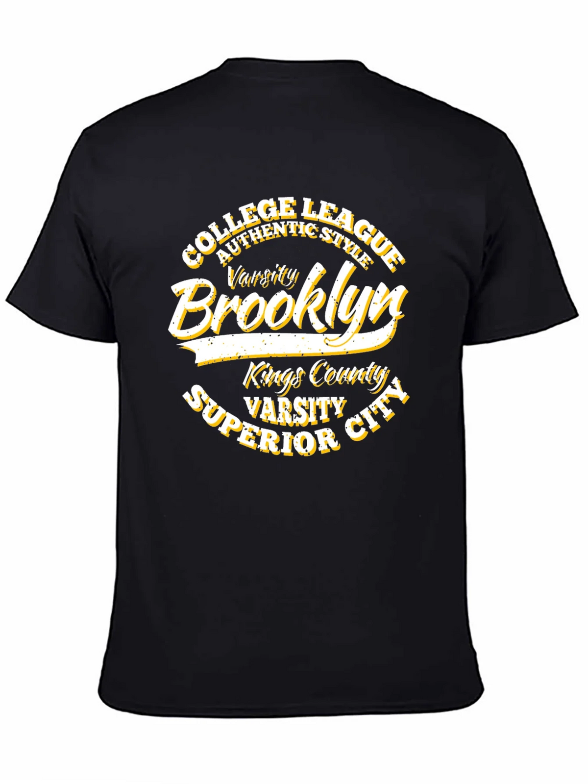Brooklyn Varsity College League Black T-Shirt product image 3