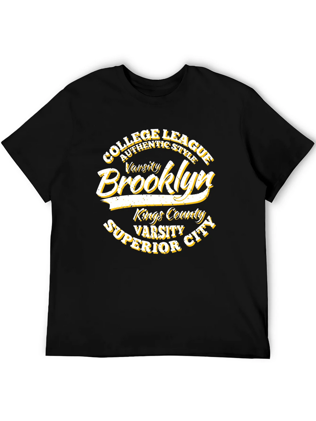 Brooklyn Varsity College League Black T-Shirt product image 4