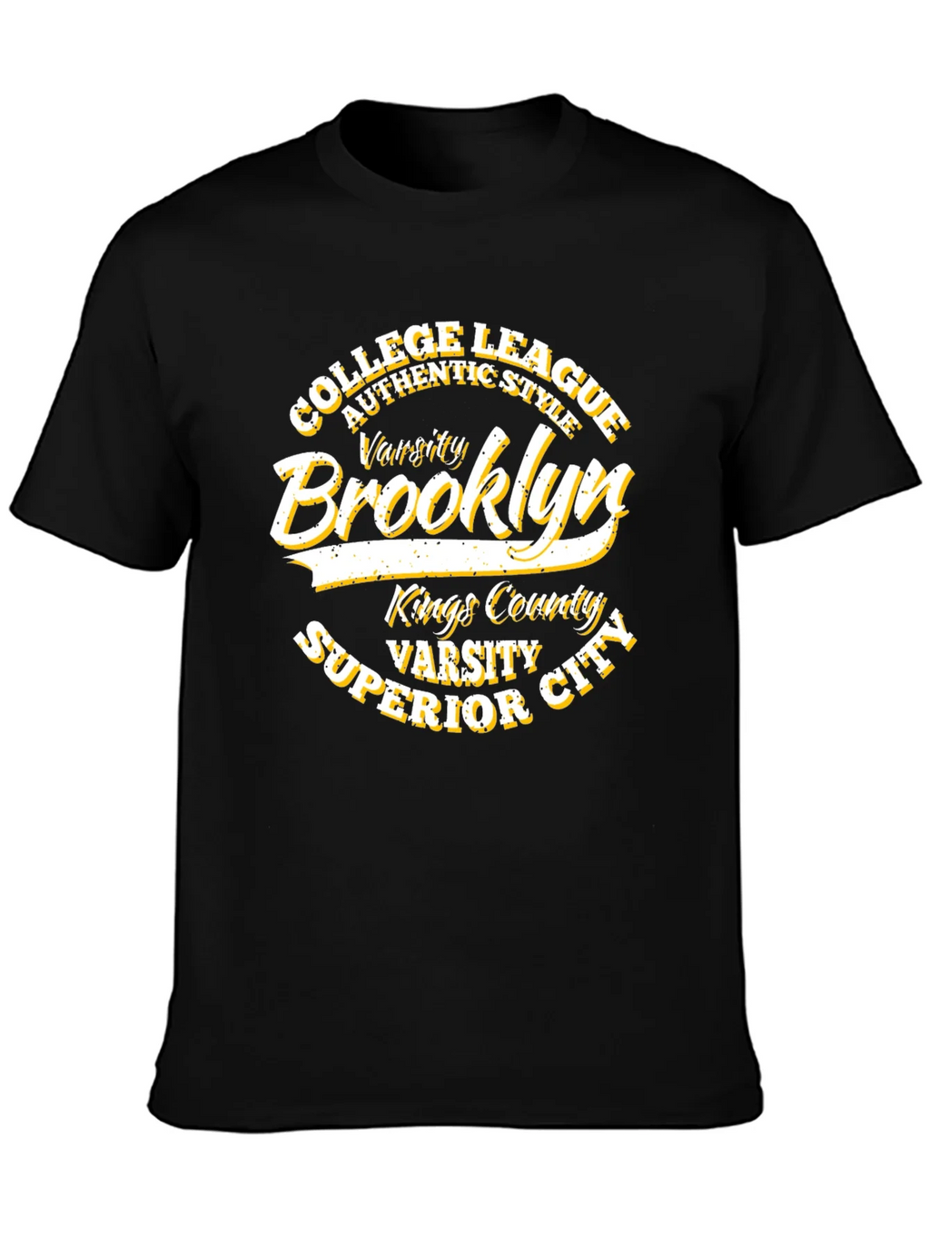 Brooklyn Varsity College League Black T-Shirt product image 2