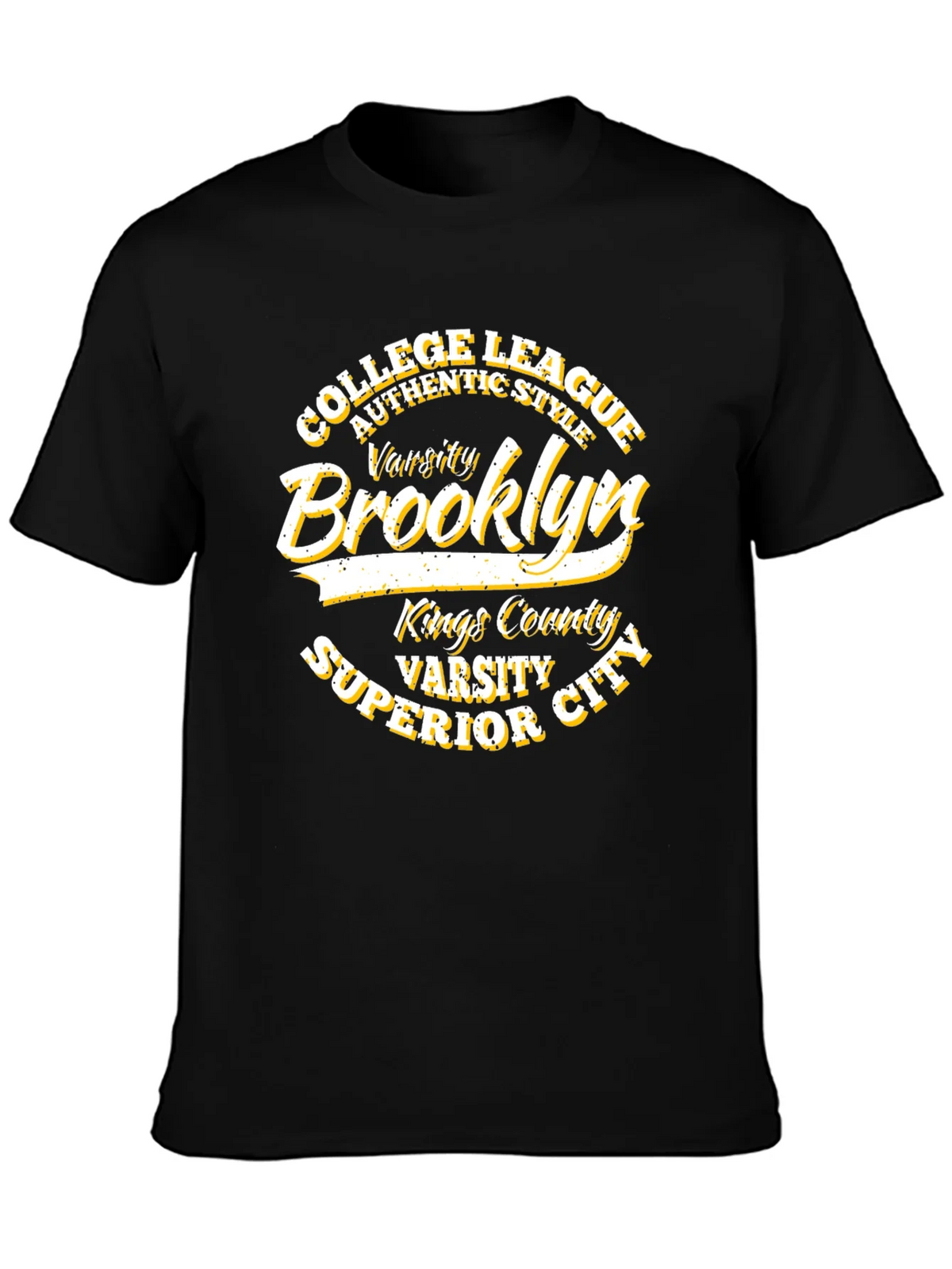 Brooklyn Varsity College League Black T-Shirt product image 2