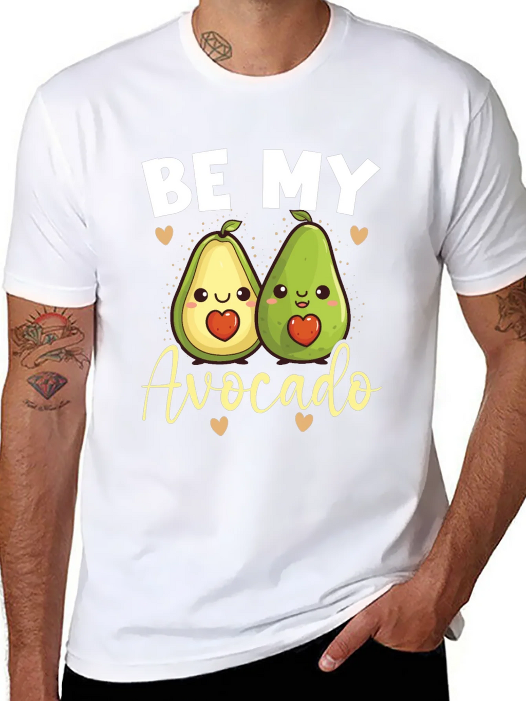 Be My Avocado T-Shirt Funny Cute Couples Valentines Day Tee product image 7