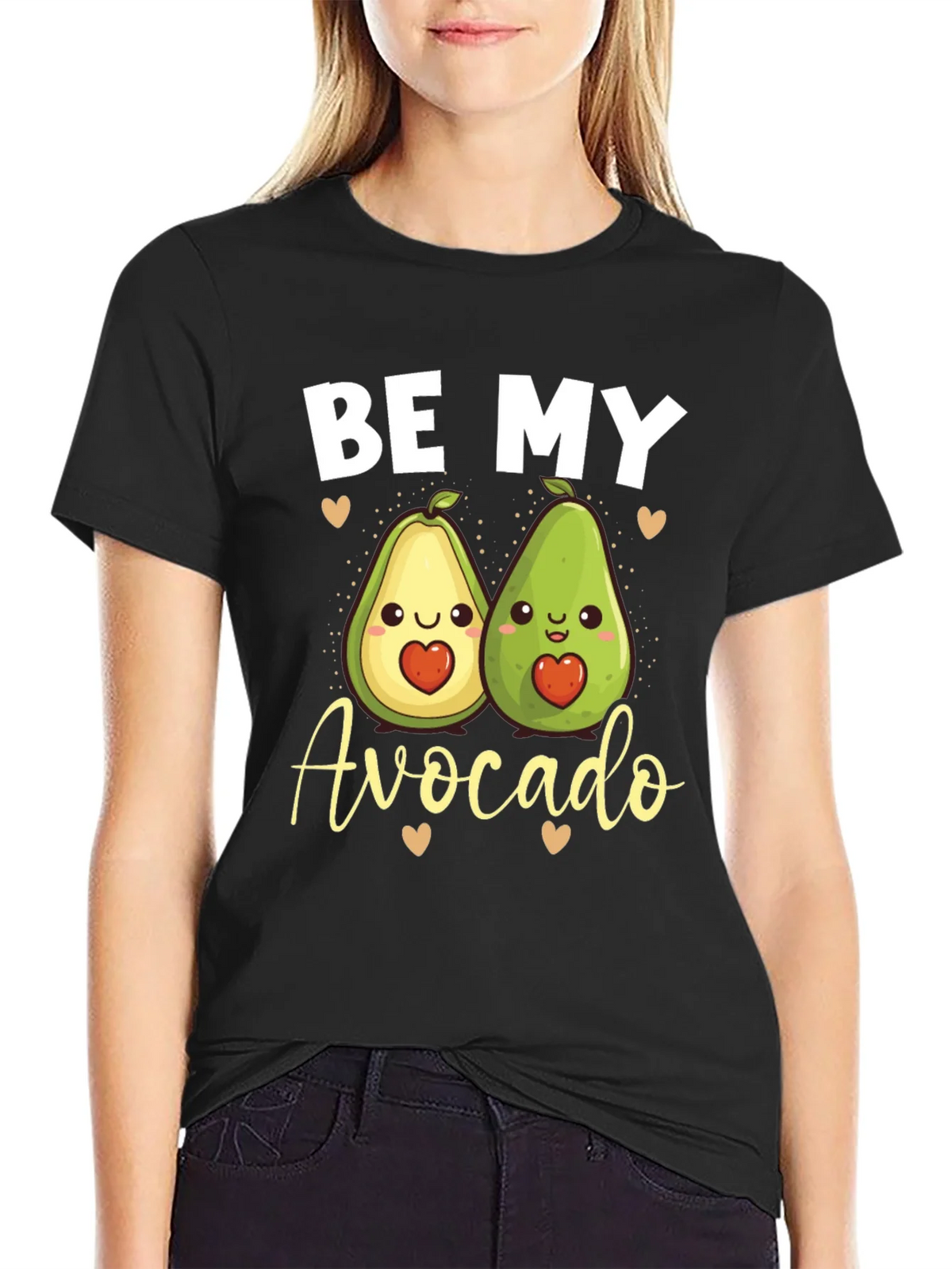 Be My Avocado T-Shirt Funny Cute Couples Valentines Day Tee product image 2