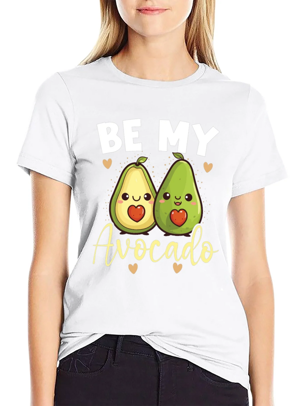 Be My Avocado T-Shirt Funny Cute Couples Valentines Day Tee product image 8