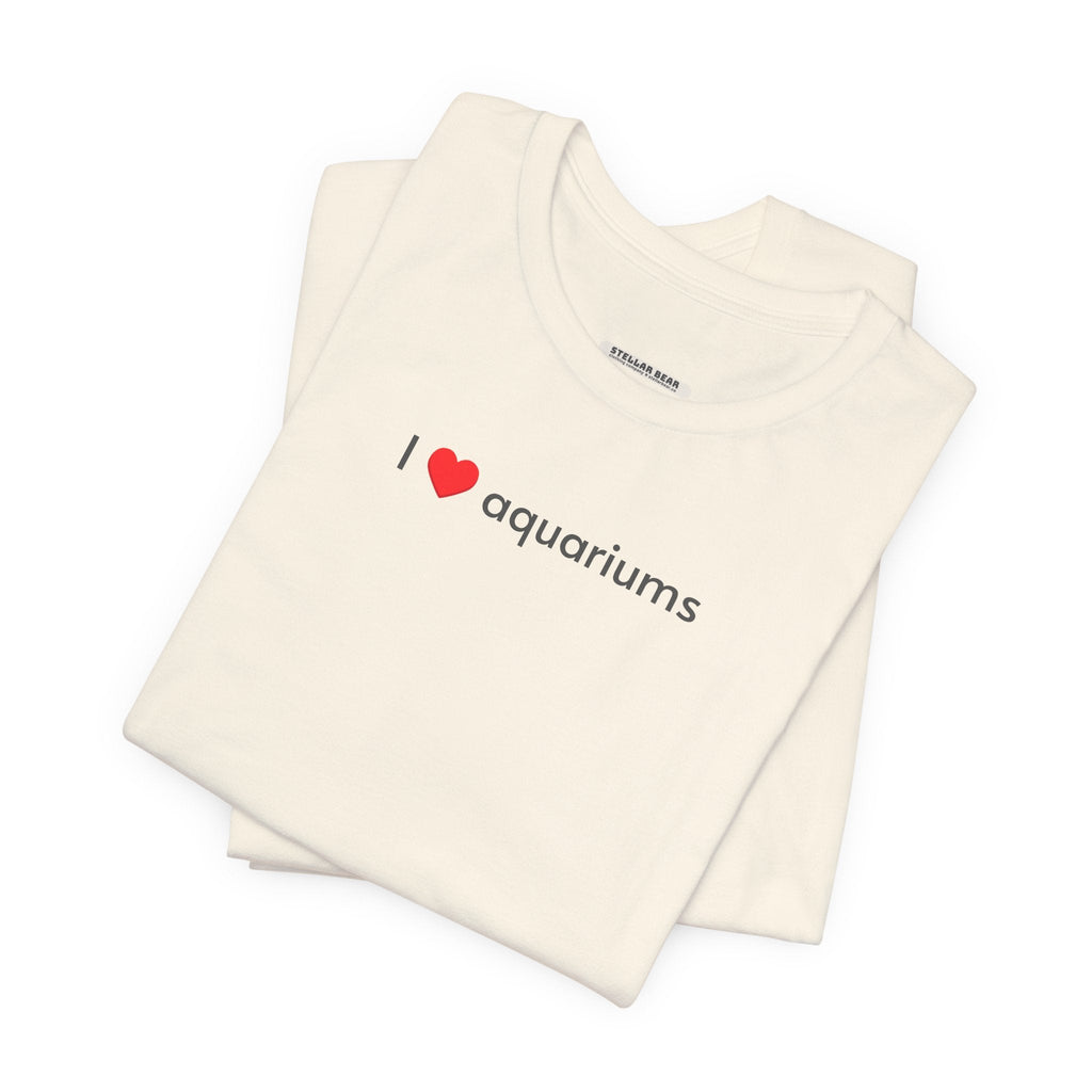 I Love Aquariums Minimalist Style T-Shirt product image 4