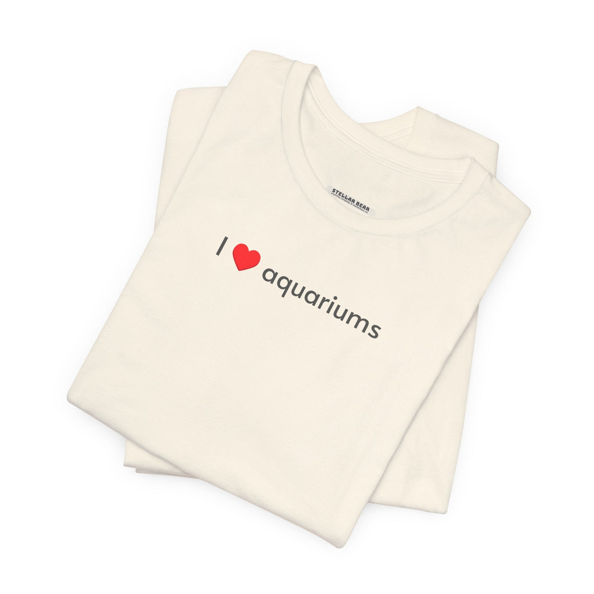 I Love Aquariums Minimalist Style T-Shirt product image 4
