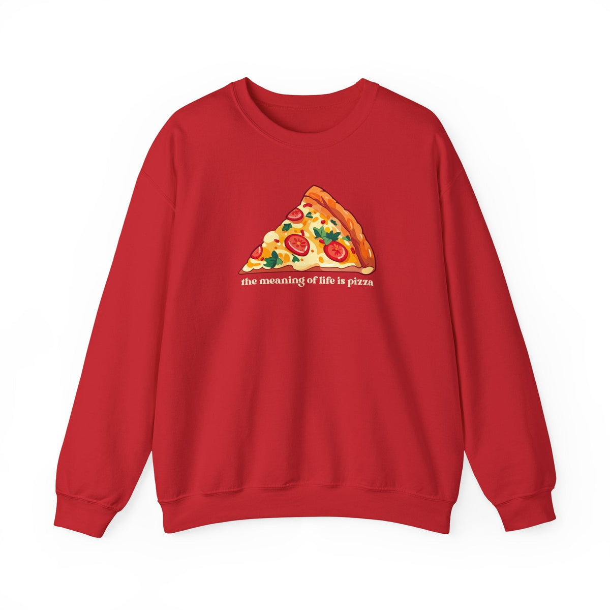 The Meaning of Life is Pizza Graphic Sweatshirt product image 8