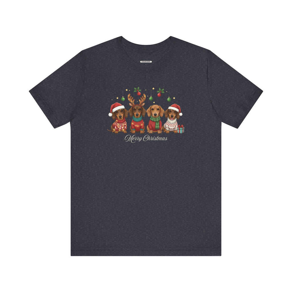 Dachshund Merry Christmas Graphic T-Shirt product image 9