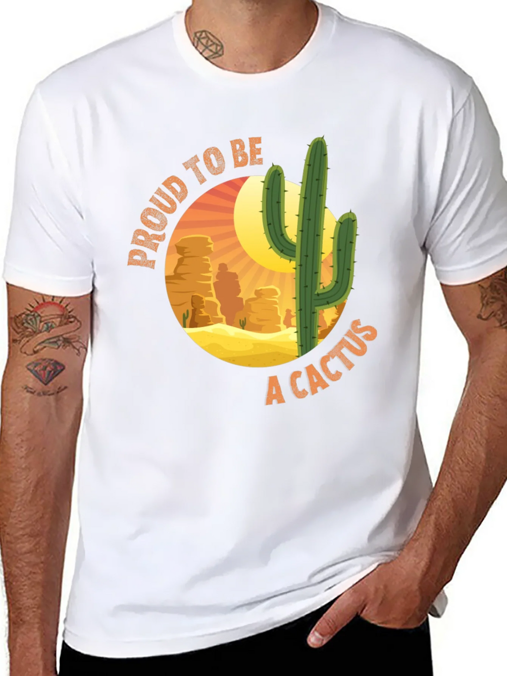 Proud to be a Cactus Desert Graphic Tee product image 3