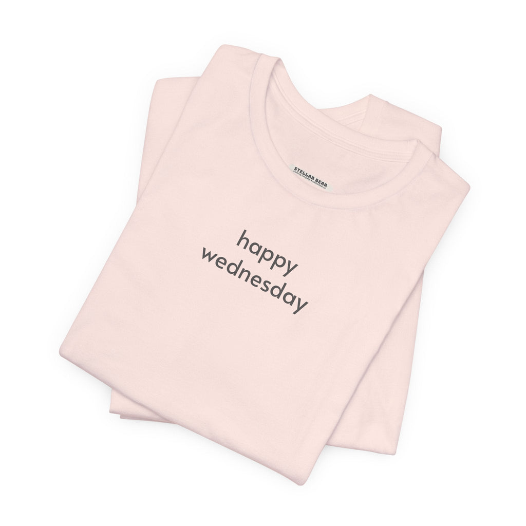 Happy Wednesday Minimalist Style T-Shirt product image 2