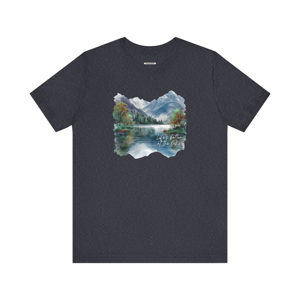 Life's Better at the Lake, Fall Trees Graphic T-Shirt product image 9
