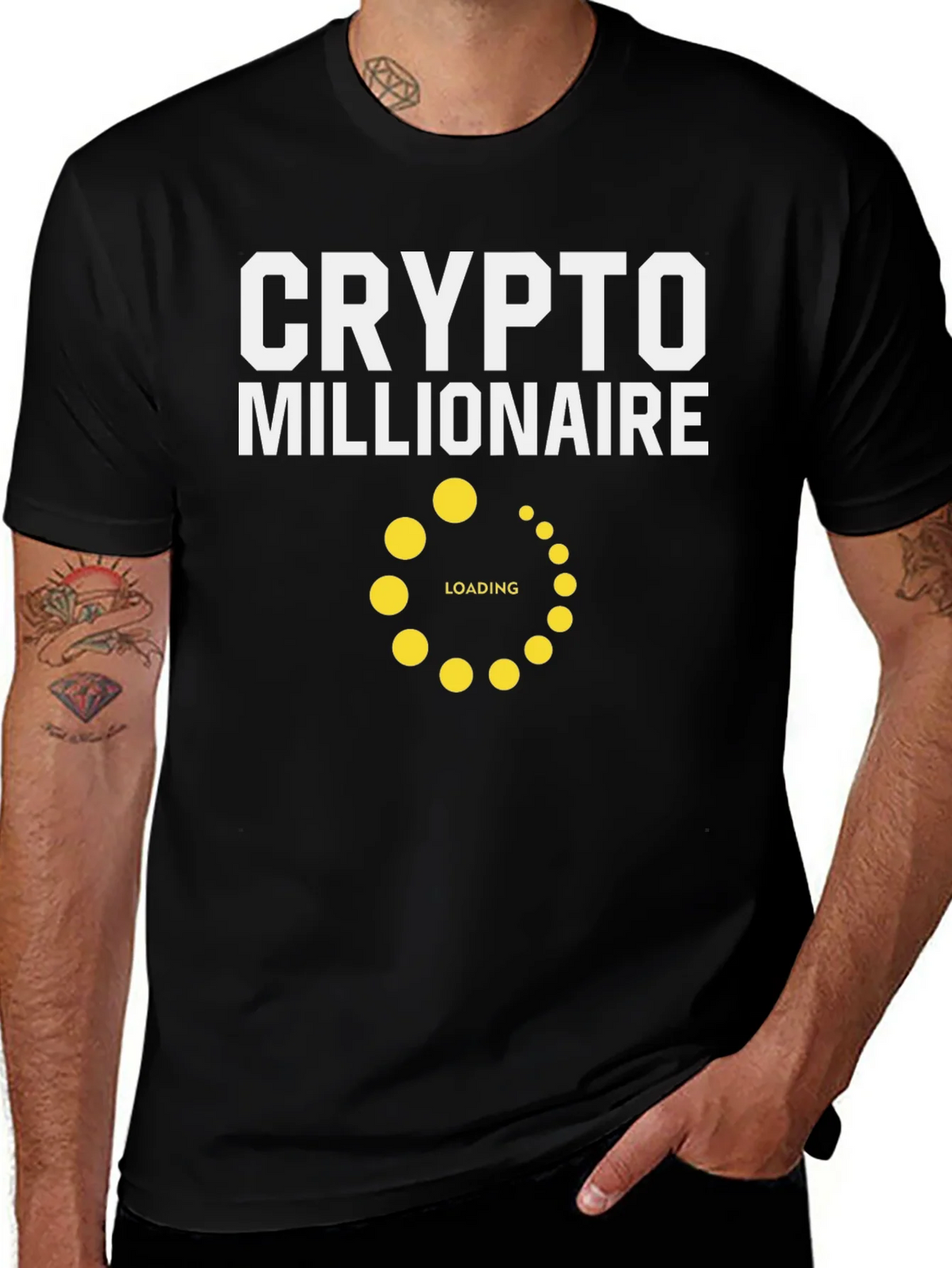 Crypto Millionaire Loading T-Shirt product image 1