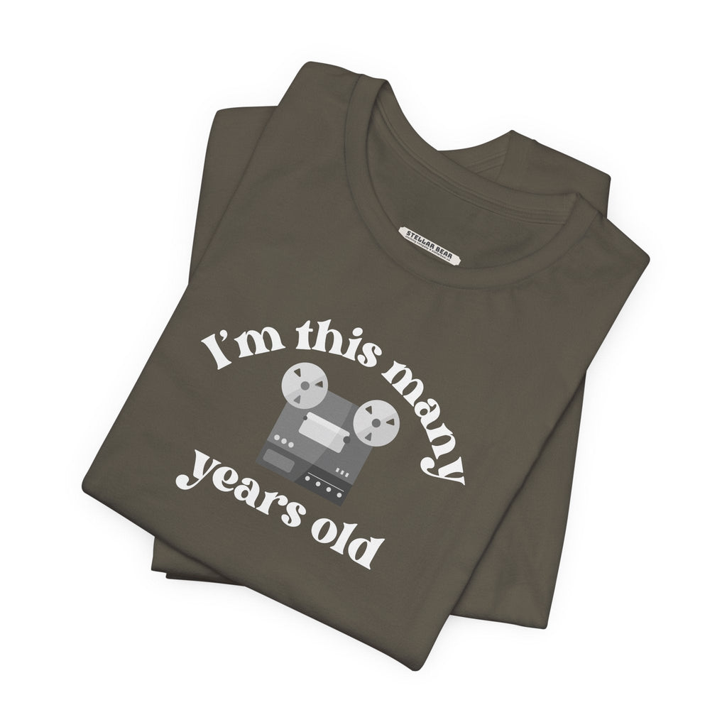 I'm This Many Years Old (Reel to Graphic T-Shirt product image 5