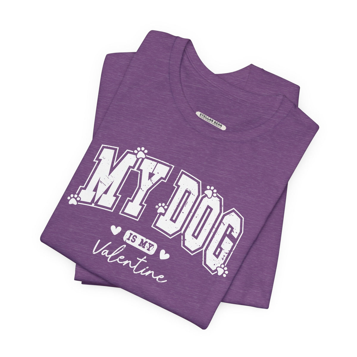 My Dog is My Valentine Graphic T-Shirt product image 2