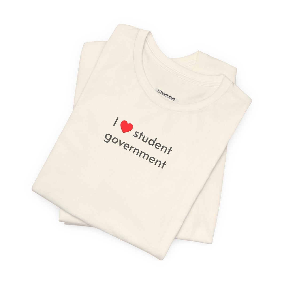 I Love Student Government Minimalist Style T-Shirt product image 6
