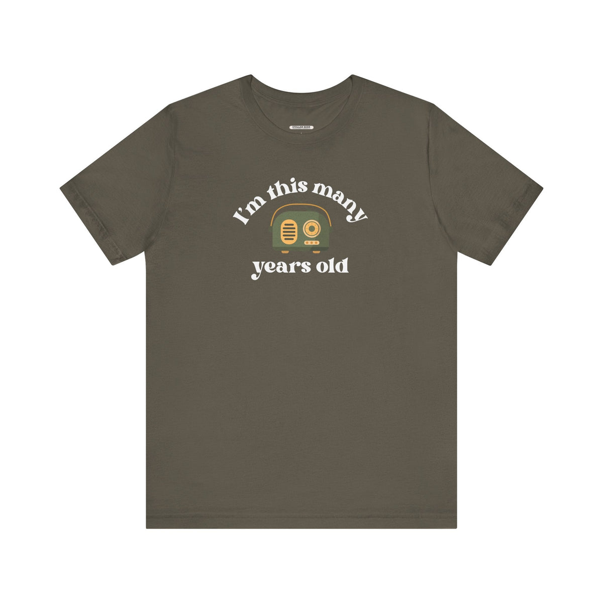 I'm This Many Years Old (Radio) Graphic T-Shirt product image 13