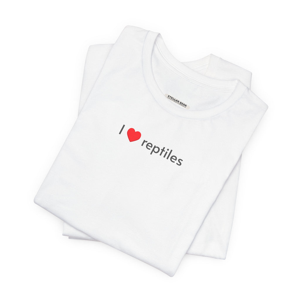 I Love Reptiles Minimalist Style T-Shirt product image 14