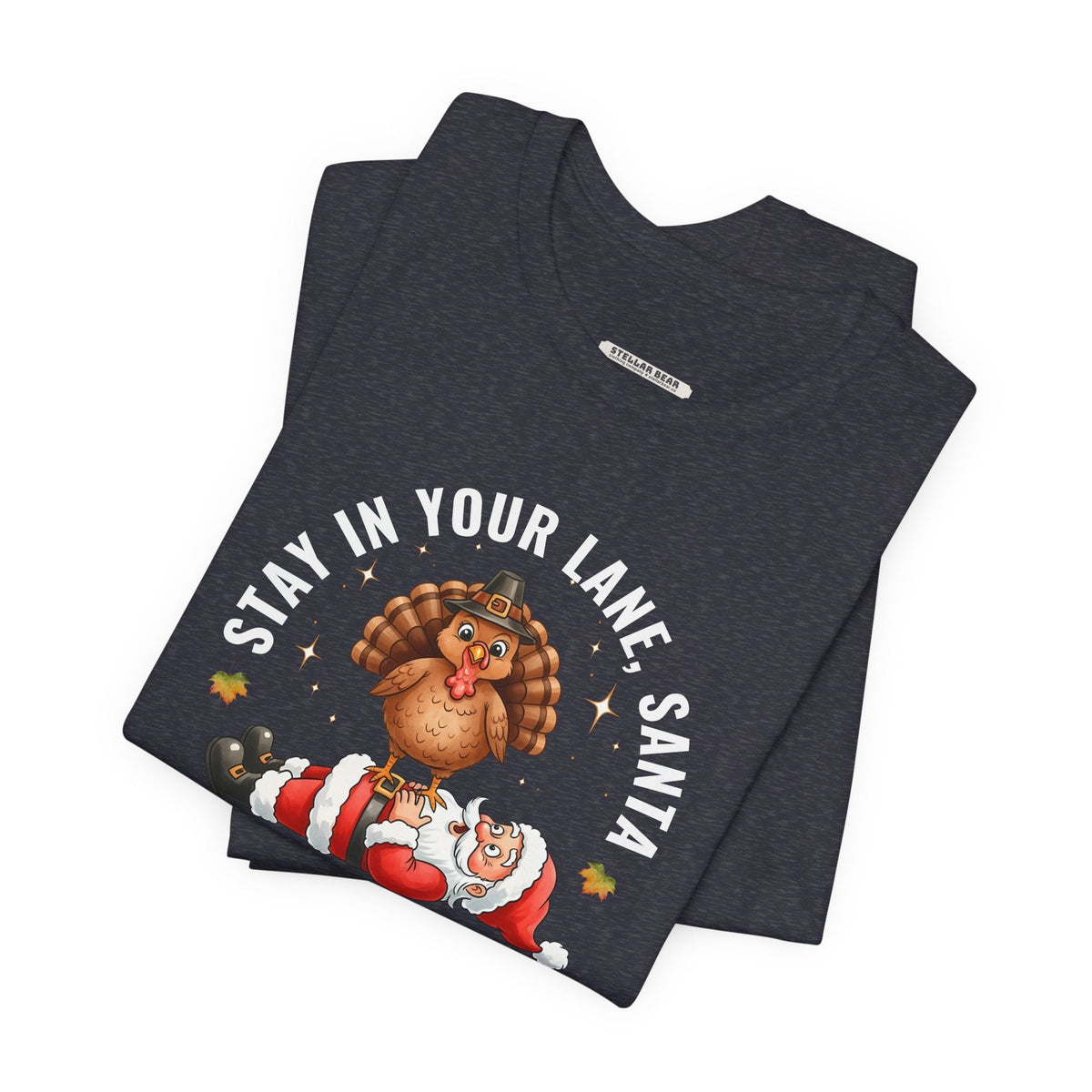 Stay in Your Lane, Santa Graphic T-Shirt product image 3