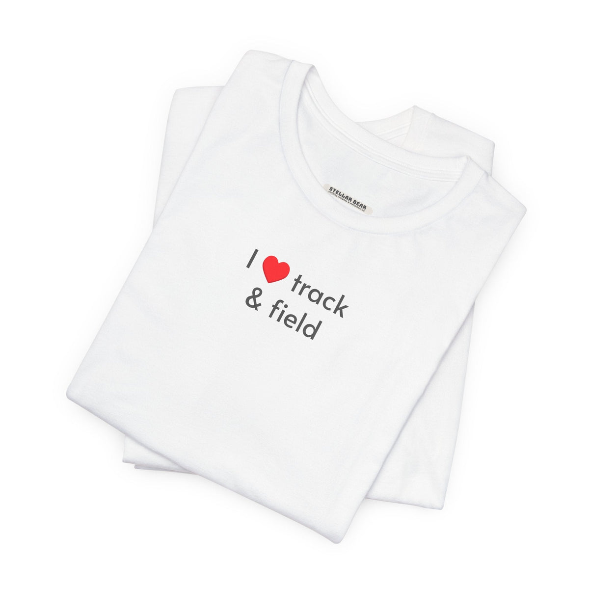 I Love Track & Field Minimalist Style T-Shirt product image 7