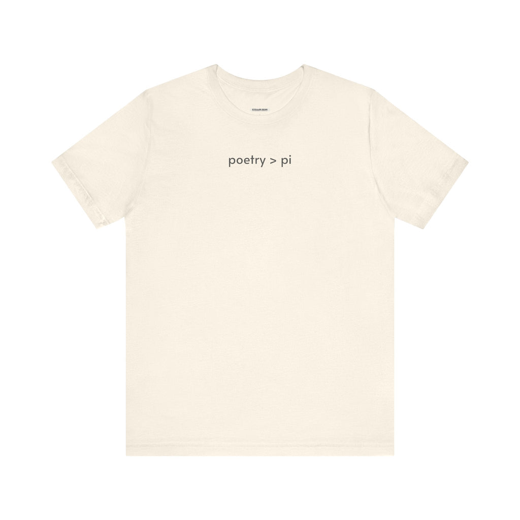 Poetry is Greater Than Pi Minimalist Style T-Shirt product image 10