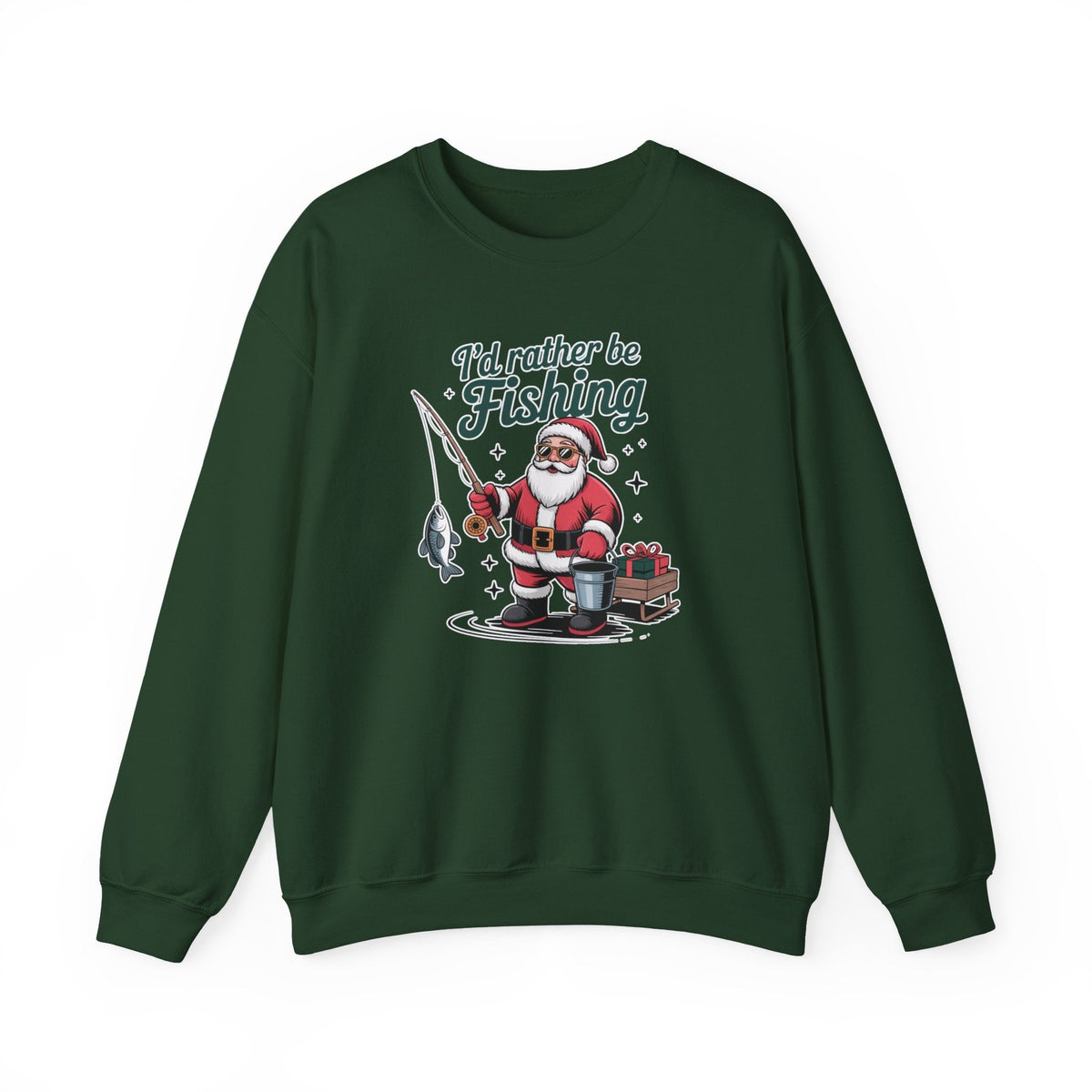 I'd Rather Be Fishing Graphic Sweatshirt product image 9