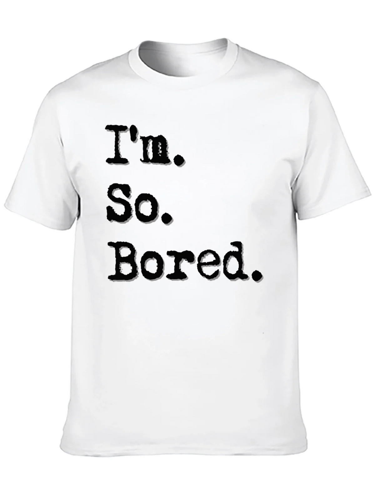 Im So Bored Black Graphic T-Shirt product image 9