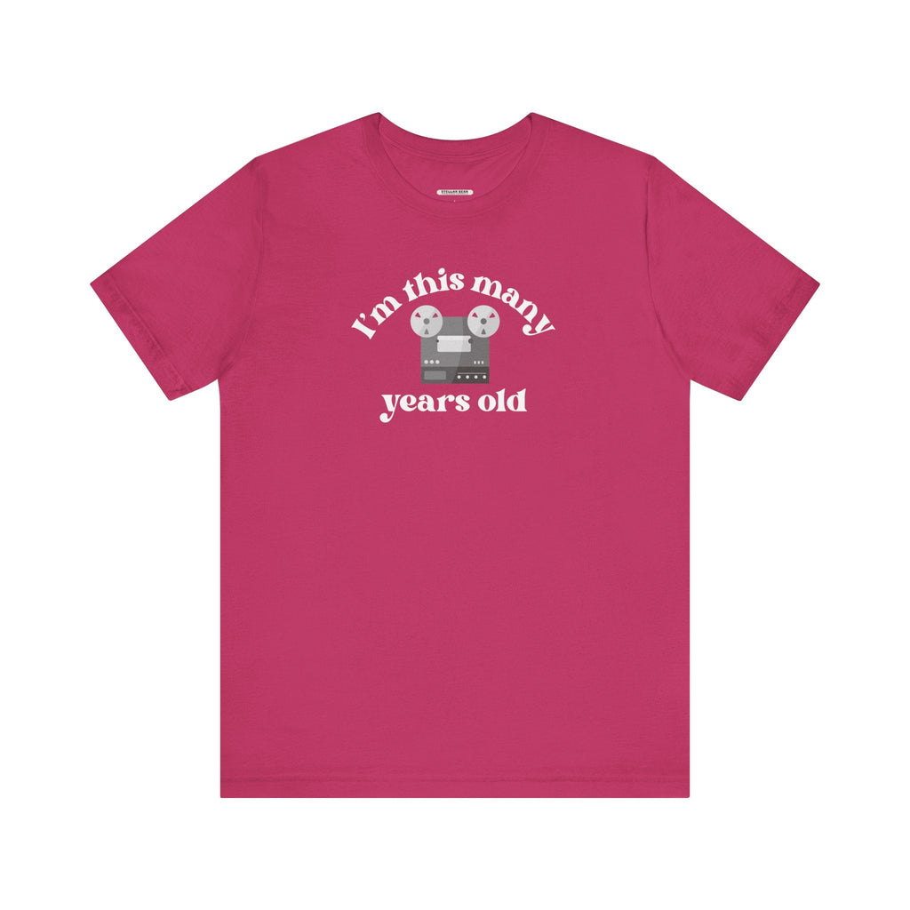 I'm This Many Years Old (Reel to Graphic T-Shirt product image 8