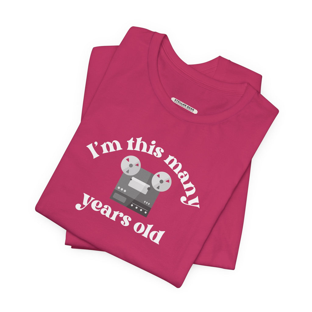 I'm This Many Years Old (Reel to Graphic T-Shirt product image 2