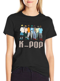K-Pop Group Graphic Print T-Shirt product image 1