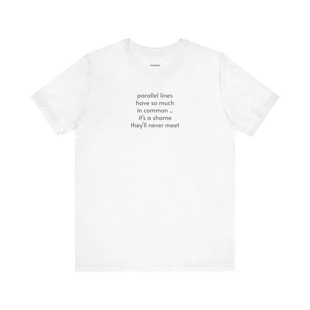 Parallel Lines Minimalist Style T-Shirt product image 14